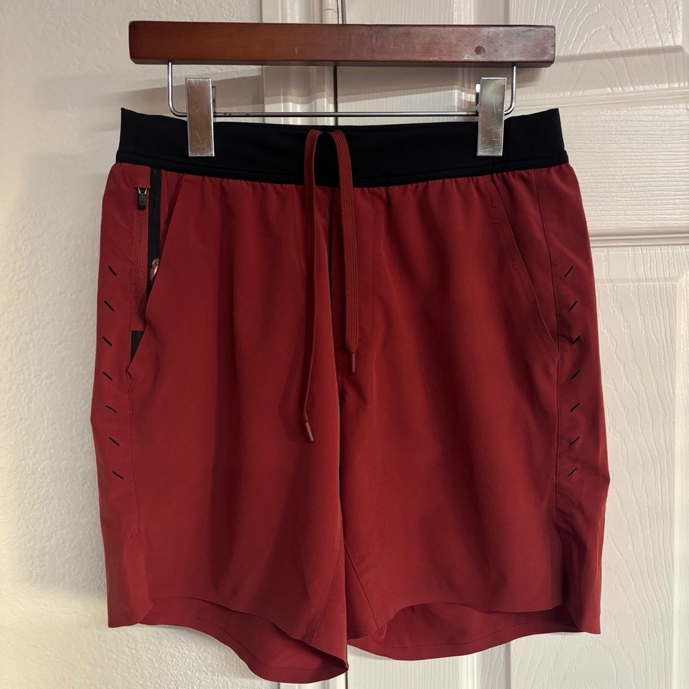 Ten Thousand The Interval Short Shorts No Liner 7" Brick Red Size S‎